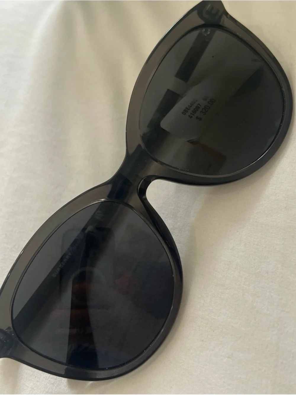 Authentic Burberry BE4465 Black Cat-Eye Women’s Sunglasses in case and box
